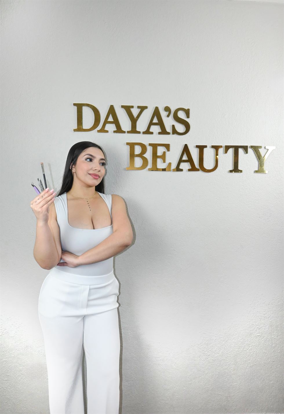Dayana Su&aacute;rez, fundadora de Daya's Beauty Studio
